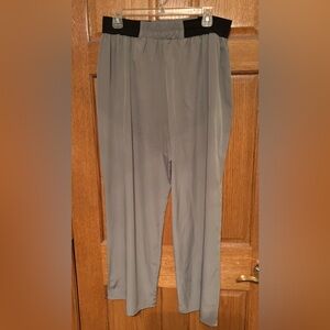 Grey lightweight flowy beach pants